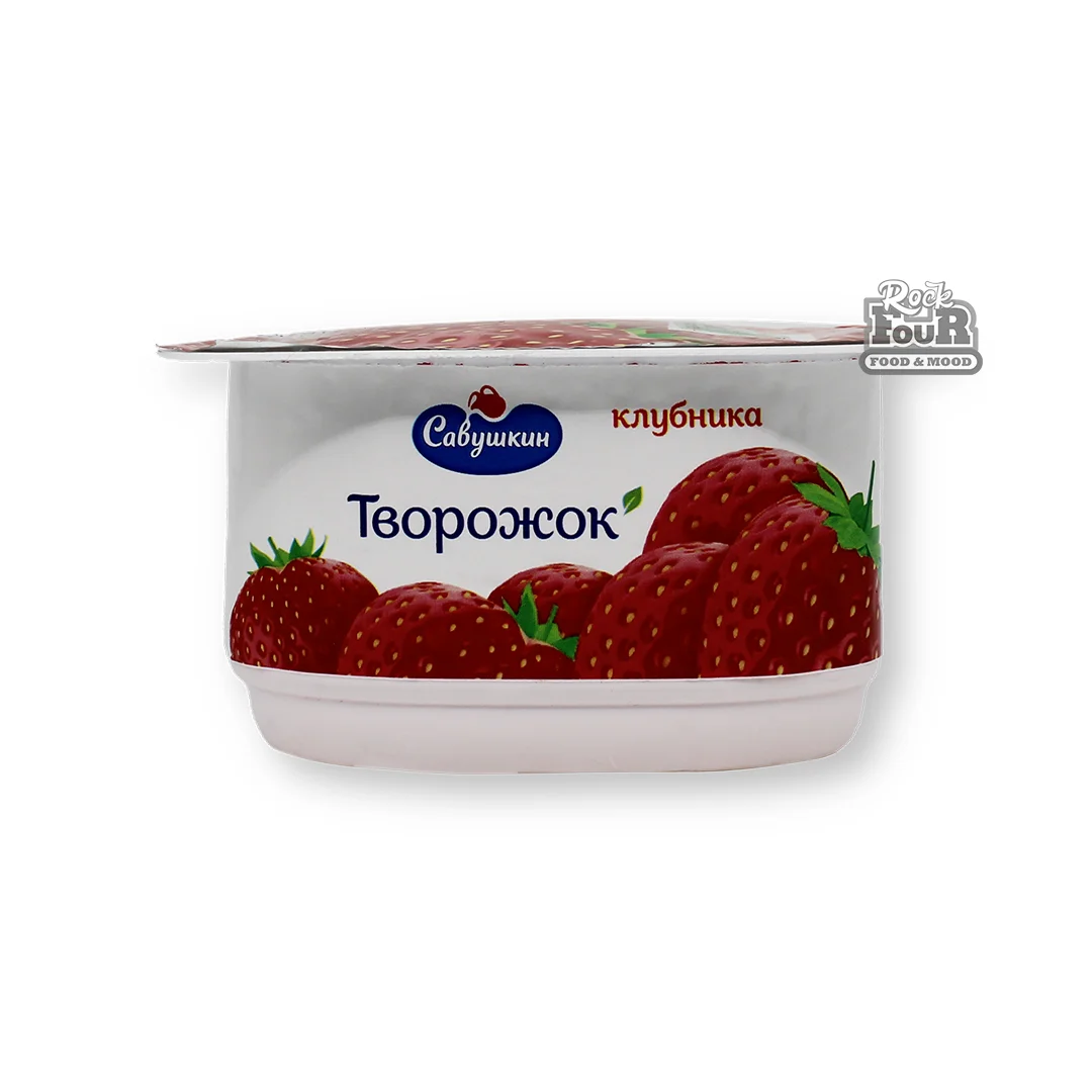 Cottage cheese dessert "Savushkin" with strawberry flavor 3.5% 120g